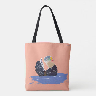 Bolso De Tela Tote de gaviotas y patos