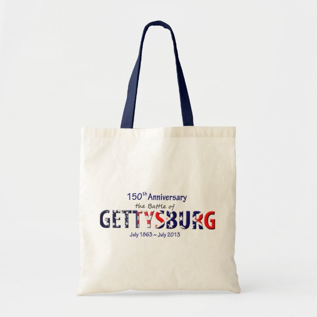 Bolso De Tela Tote de Gettysburg (Frente)