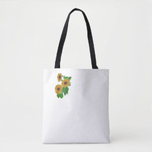 Bolso De Tela tote de girasol