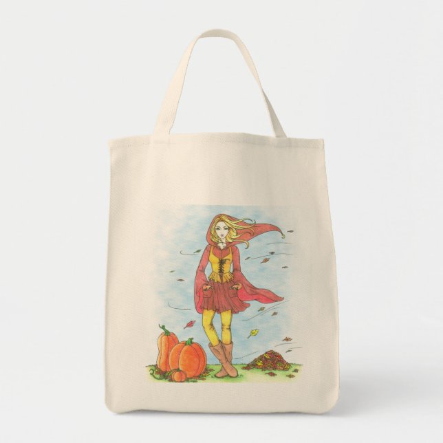 Bolso De Tela Tote de Gloria de Otoño (Frente)