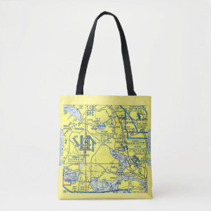 Bolso De Tela Tote de gráfico seccional