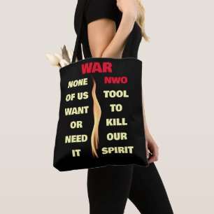 Bolso De Tela Tote de guerra