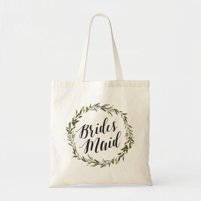 Bolso De Tela Tote de guión de hoja | Noviaria (Frente)