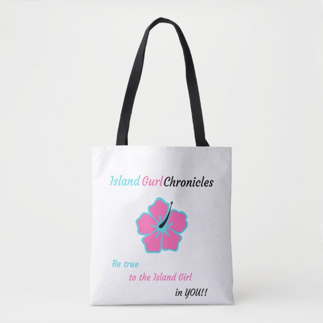 Bolso De Tela Tote de Gurl de la isla (Anverso)