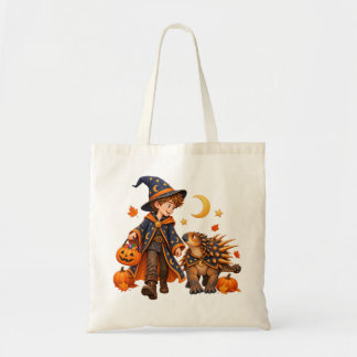 Bolso De Tela Tote de Halloween 'Brujo y Spicomellus Trick-or-Tr