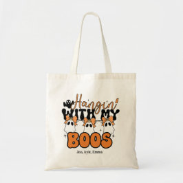 Bolso De Tela Tote de Halloween personalizado - Hangin’ con mis
