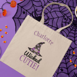 Bolso De Tela Tote de Halloween personalizado malvado