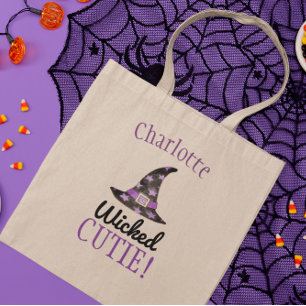 Bolso De Tela Tote de Halloween personalizado malvado