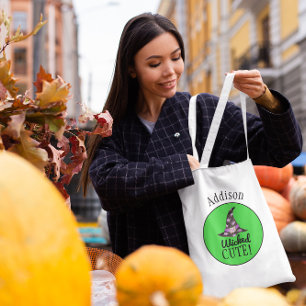 Bolso De Tela Tote de Halloween personalizado malvado