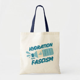 Bolso De Tela Tote de Hidratación Lucha Contra el Fascismo