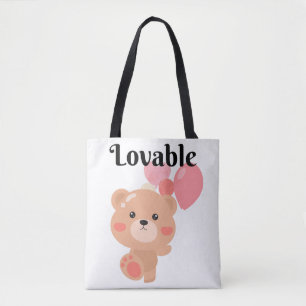 Bolso De Tela Tote de hombro adorable
