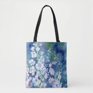 Bolso De Tela Tote de hombro de Delfinos Blancos