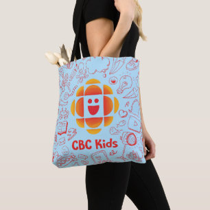 Bolso De Tela Tote de Hombro de Doodle para Niños CBC