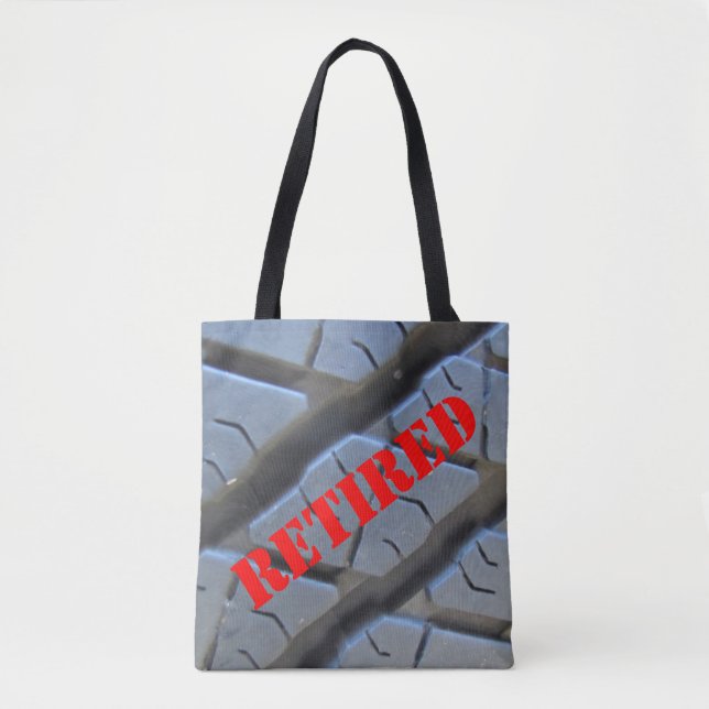 Bolso De Tela Tote de hombro de jubilación (Anverso)