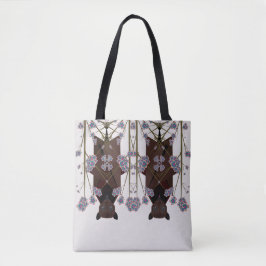 Bolso De Tela Tote de hombro Fox volador (2 tamaños)