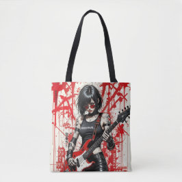 Bolso De Tela Tote de hombros de la rebelión de CyberBass