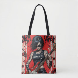 Bolso De Tela Tote de hombros de la rebelión de CyberBass