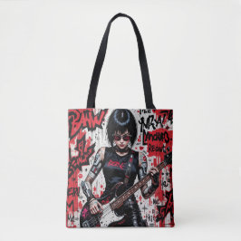 Bolso De Tela Tote de hombros de la rebelión de CyberBass