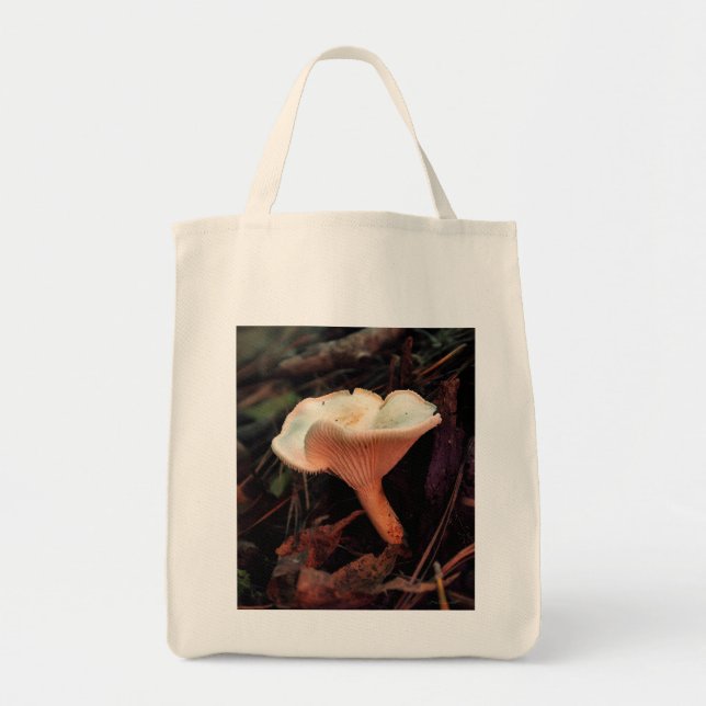 Bolso De Tela Tote de hongos Essence Organic Grocery (Frente)