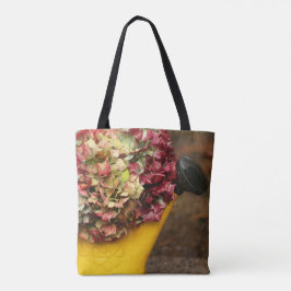 Bolso De Tela Tote de Hydrengea de otoño