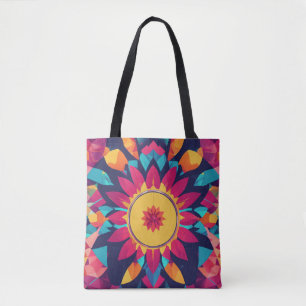 Bolso De Tela Tote de impresión completa, Tote de hombro