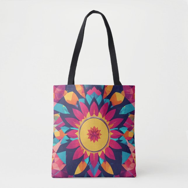 Bolso De Tela Tote de impresión completa, Tote de hombro (Anverso)