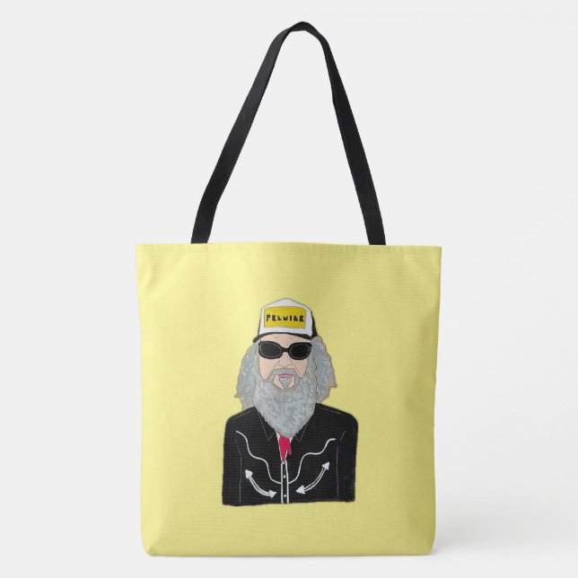 Bolso De Tela Tote de impresión completa, Tote de hombro (Anverso)