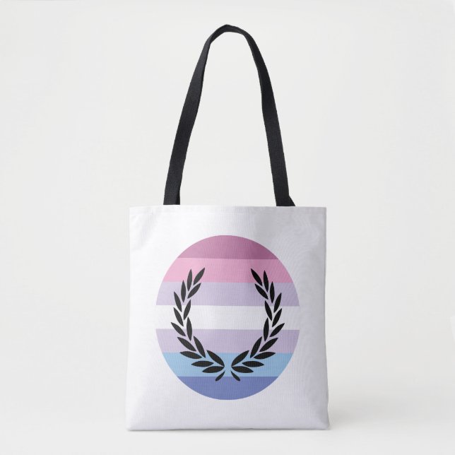 Bolso De Tela Tote de impresión completa, Tote de hombro (Anverso)