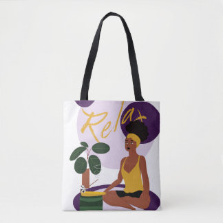 Bolso De Tela Tote de impresión completa, Tote de hombro