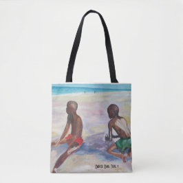 Bolso De Tela Tote de impresión completa, Tote de hombro