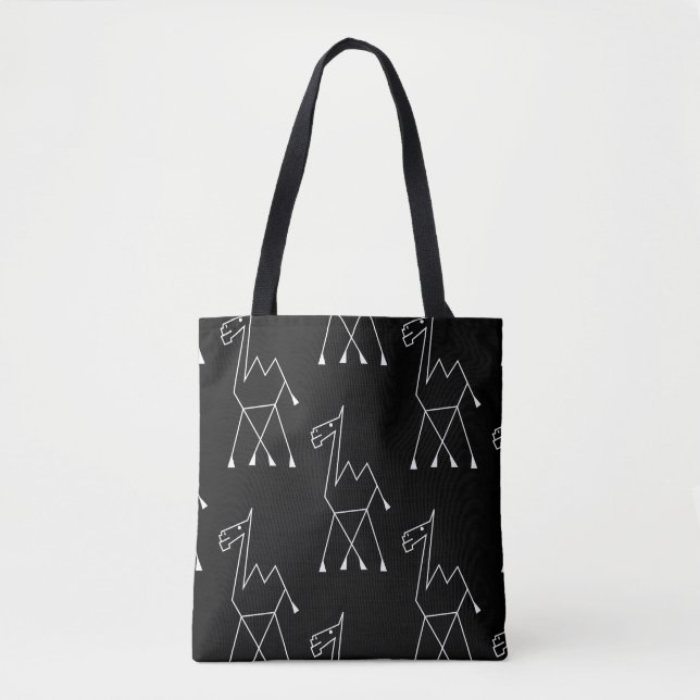 Bolso De Tela Tote de impresión de camello (Anverso)