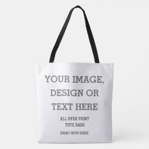 Bolso De Tela Tote de impresión en todo el personalizado - Diseñ