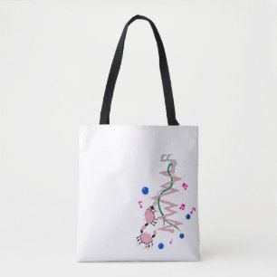 Bolso De Tela Tote de impresión general de caída de grano de cor