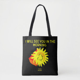 Bolso De Tela Tote de impresión general de Good Night Sun