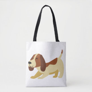 Bolso De Tela Tote de impresión general de perro, Tote de hombro