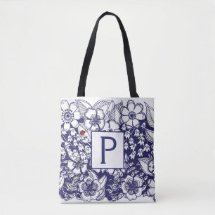 Bolso De Tela Tote de impresión todo-sobre monogramado de Secret