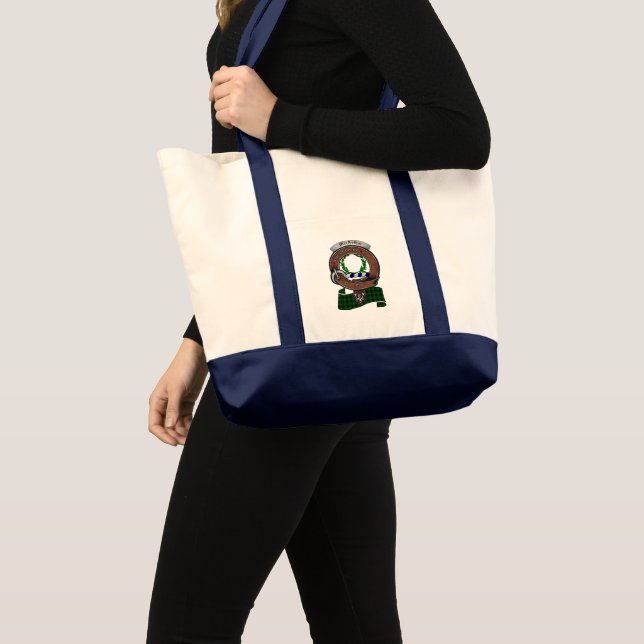 Bolso De Tela Tote de impulso de MacArthur Clan Badge (Anverso (producto))