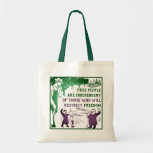 Bolso De Tela Tote de independencia política