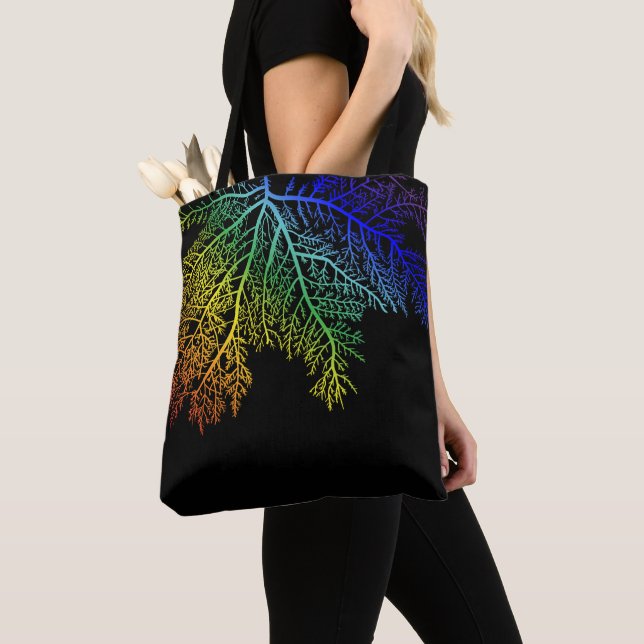 Bolso De Tela TOTE de inspiración oceánica del Orgullo LGBT (Detalle)