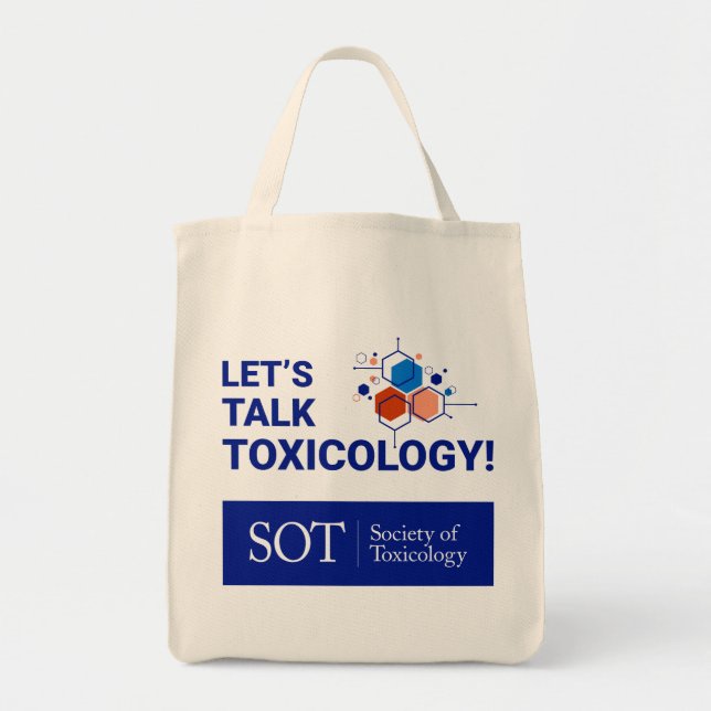 Bolso De Tela Tote de la alimentación - Hablemos de toxicología  (Frente)