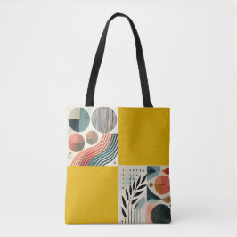 Bolso De Tela Tote de la Armonía Dorada