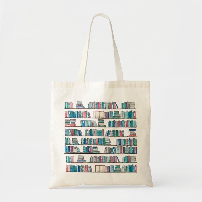 Bolso De Tela Tote de la biblioteca (Frente)