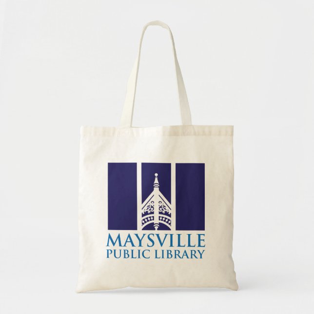 Bolso De Tela Tote de la biblioteca pública de Maysville (Frente)