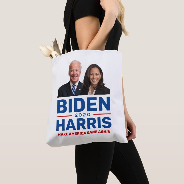 Bolso De Tela Tote de la campaña colectiva Biden Harris 2020 (Detalle)