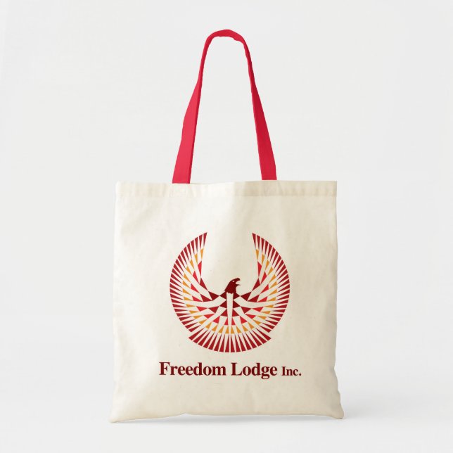 Bolso De Tela Tote de la casa de campo de la libertad (Frente)