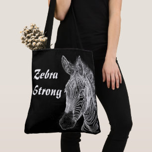 Bolso De Tela Tote de la cebra