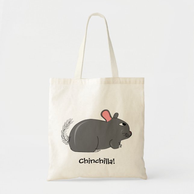 Bolso De Tela Tote de la chinchilla (Frente)