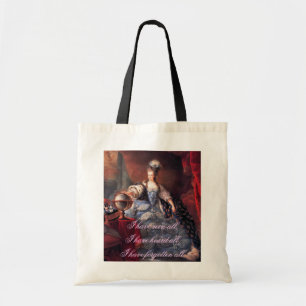 Bolso De Tela Tote de la cita de Marie Antonieta