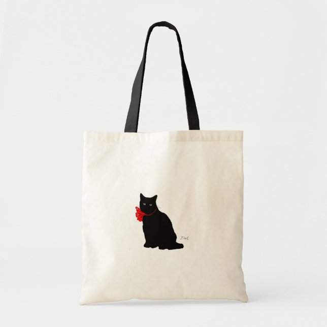 Bolso De Tela Tote de la colección de Meowu (Frente)