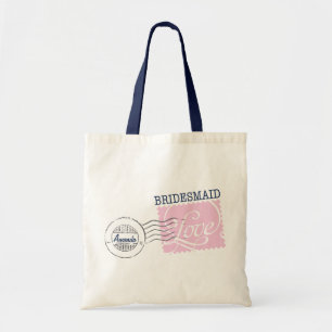Bolso De Tela Tote de la colección del servicio postal de la